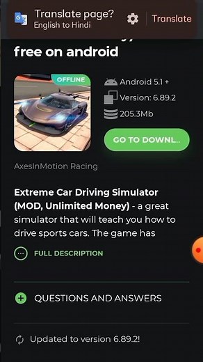 extreme car driving simulator mod apk download kaise kren?#gaming #extremecardrivingsimulator #new