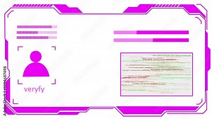 Abstract technology Hud frame background. Computer interface Hud motion texture. futuristic pattern for modern . 4k motion video.