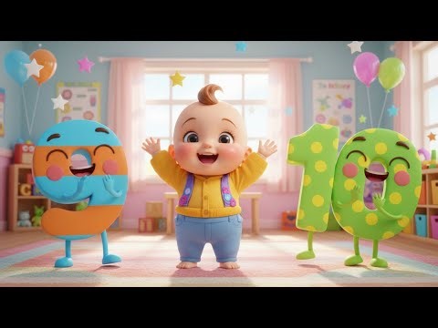 Big and Small Numbers Song | Nursery Rhymes for Kids | Baby Songs, Counting Fun 🔢