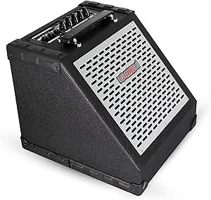 5 Core 80W Bluetooth Drum Amplifier – 8" Speaker E-Drum Monitor Amp with USB, 3-Band EQ, Aux & Mic Input for Keyboard, Electric Drums, Practice, Studio – EDA 80W BT