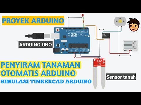 AUTOMATIC PLANT WATERING ARDUINO PROJECT WITH SOIL MOISTURE SENSOR TINKERCAD ARDUINO SIMULATION