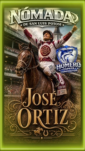JOSÉ ORTIZ, NÓMADA DE SAN LUIS POTOSÍ, #carrerasdecaballos #kentukyderby2026 #joseortiz #churchilldowns #cuartodemilla🐴