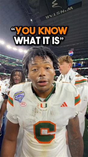 305 Sports on Instagram: "Stay down ‘till you COME UP. SHINED in the CLUTCH 😤🔥 @cdot_marty @canesfootball Miami RB CharMar “Marty” Brown was HUGE in sealing the win over Ohio State."