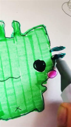 dibujando a un marciano🤭👌