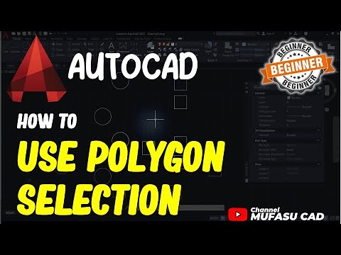 AutoCAD How To Use Polygon Selection