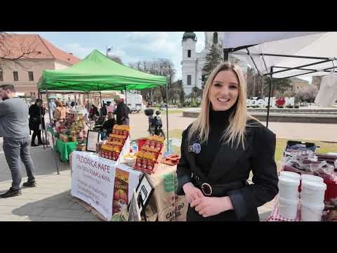 Otvorena prva ovogodišnja Cvetna pijaca u Bečeju: Više od 50 izlagača iz cele Srbije