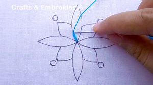 24K views · 1.4K reactions | Hand Embroidery Amazing needle Work Flower Making Idea With Easy Following Sewing Tutorial Video Link: https://youtu.be/X8LQTIyXsxY | Crafts & Embroidery | Facebook
