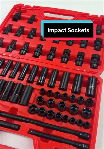 Heavy-Duty Impact Socket Set for Torque Wrench Use