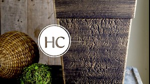 The HC Companies 18 Inch Avino Tall Square Planter - Decorative Indoor Outdoor Plant Pot for Front Porch, Deck, Patio and Home, Oxidized Black