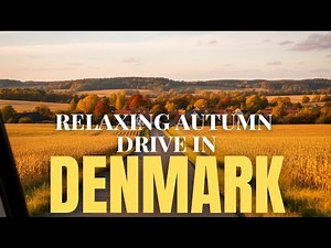 Autumn Drive in Denmark | Exploring Hals Countryside & Danish Villages