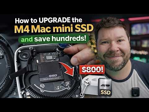 How to UPGRADE the M4 Mac mini SSD and save hundreds! (Step-by-Step Guide!)