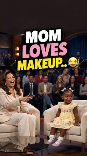 How Much Makeup Does Mom Have? 😂 This funny Kid Knows! #funnykids #funny #comedy #kids #family