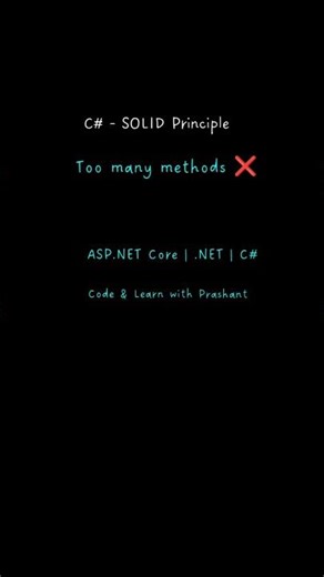 ISP Interview Trap | Fat Interfaces Break Your Design ❌#csharp #dotnet #solidprinciples #interfaces