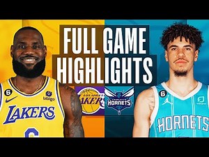 LAKERS at HORNETS | FULL GAME HIGHLIGHTS | January 2, 2023