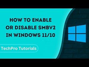 How to Enable or Disable SMBv2 in Windows 11/10