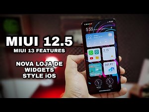MIUI 12.5 - NOVOS Widgets Adicionados - Nova Loja Online de Widgets - MIUI 13 Feature 🔥🔥🔥
