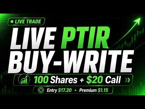 2x Palantir ETF Buy-Write | Live PTIR Trade From Chart to Execution