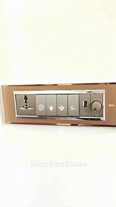Elevate your home or office switchboards with gold switch indicator stickers. These decorative stickers add a clean, premium finish while blending effortlessly with modern interiors. Easy to apply and suitable for everyday environments. ✨🏡 | India-Shop