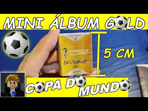 TUTORIAL MINI ALBUM DOURADO DA COPA DO MUNDO DE 2022 NO QATAR. PASSO A PASSO MUITO FÁCIL!