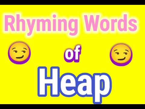 HEAP rhyming words | Rhyming words of HEAP | HEAP ka rhyming word | Rhyming Words