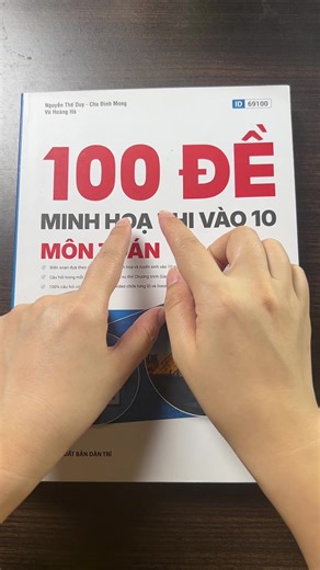 Sách 100 đề minh họa thi vào 10 môn toán có video lời giải chi tiết theo chương trình sách giáo khoa mới phù hợp với đề thi của tất cả các sở #sach60deminhhoamonsinh #sachnangcaotoan12 #sach100deminhhoamontoan #sachtongontoan9