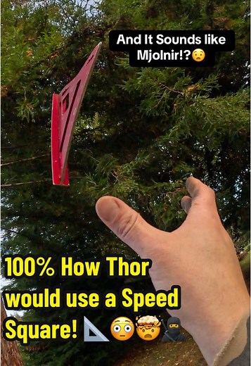 How Thor Would Use a Speed Square Tool Precisely