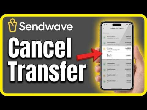 how to cancel pending sendwave transfer before it completes:
