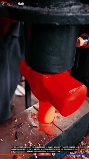Innovation Hammer Assembly: Precise Handle Fitting, Precision Hammer Assembly Technology #tech