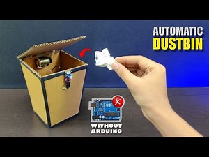Automatic Smart Dustbin Without Arduino Uno|| Smart Dustbin Without Arduino|| Automatic Dustbin #iot