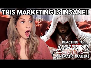 THESE ARE INCREDIBLE!! | All Assassin's Creed Cinematic Trailers Reaction | basicwitgirl