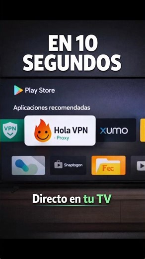 Hola VPN en Android TV y Google TV | Instalación rápida #shorts
