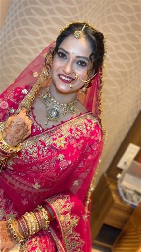 Airbrush Makeup 💄 🎨..!! Happy Bride 👰‍♀️.! #shots #shortsfeed