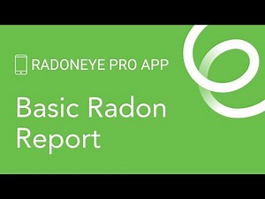 How to generate Standard Radon Report (Basic) from the RadonEye Pro app