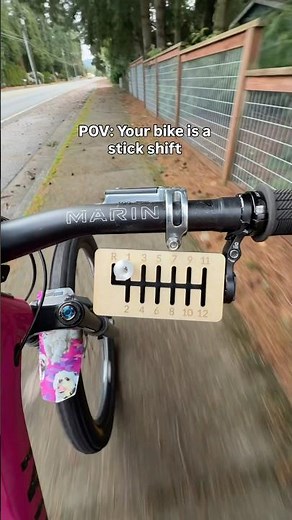 I made a SRAM (manual) Transmission!#bikehacks #mtb