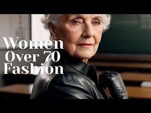 Natural Mature Women Over 70 Leather/Latex Fashion