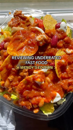 16K views · 111 reactions | have you tried @wendys taco salad? 綾 #wendys #tacosalad #chili #fastfood #saladrecipe #tastetest #foodreview #salsa #nachos | Morgan Chomps | Facebook