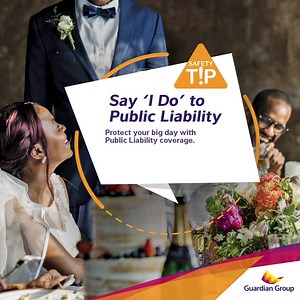 7.3K views | Cover yourself from costly accidents on your big day with Public Liability Coverage from Guardian Group. #GuardianGroup #LiveSafe | Guardian Group Barbados | Facebook