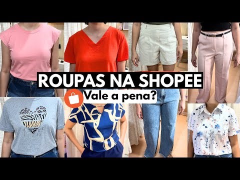 SHOPEE SHOPPING: Showing ALL the clothes I bought (new and old)