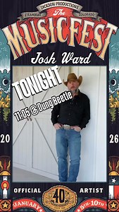 TONIGHT !! 11/8 // @the_musicfest | Josh Ward