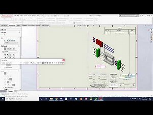 Placing Exploded and Assembled Views in SolidWorks Drawings