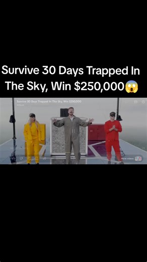 Survive 30 Days Trapped In The Sky, Win $250,000😱#mrbeastchallenge | Mrbeast Challenge