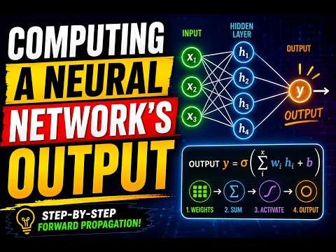 How Neural Networks Produce Outputs (Step-by-Step)
