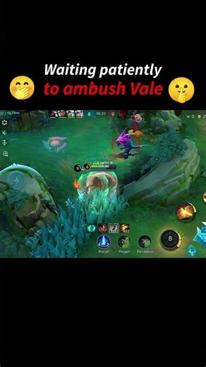 Ambushing Vale🤫 #2025MobaAnniversary #MOBA5v5PPE