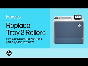 Replace Tray 2 Rollers | HP Color LaserJet 57/6700, X557/654, MFP 58/6800, X579/677 | HP Support