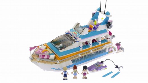 海豚号游艇，拼砌乐高积木好朋友系列41015