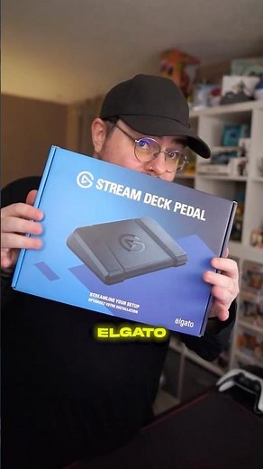 The Elgato Stream Deck Pedal 🤓 #Elgato #streamer #unboxing