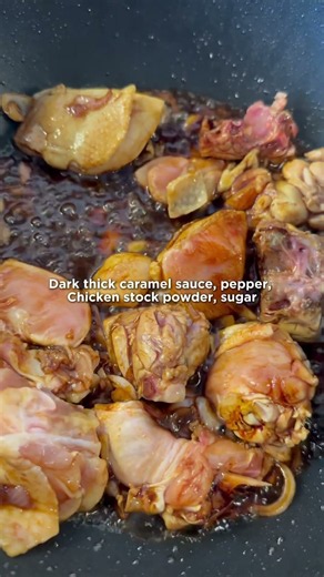 Mama’s Chicken Dark Sauce Recipe #cooking #homecuisine #recipes #food #food