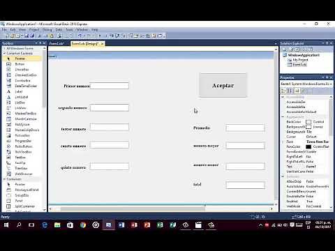 Programación en Visual Basic 2010 Express