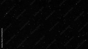 Snowfall overlay on black background ( green ). Winter slowly falling snow effect (Chroma key). 4K animation.