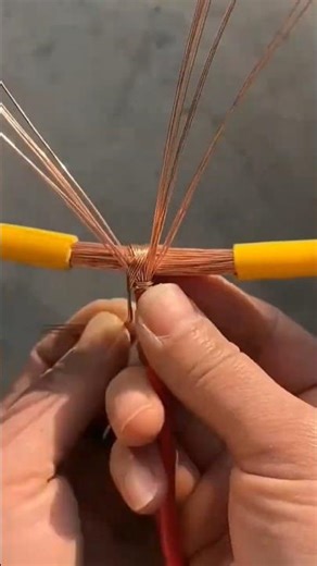 Strongest T Wire Connection 🔥⚡ #electrician #wiring